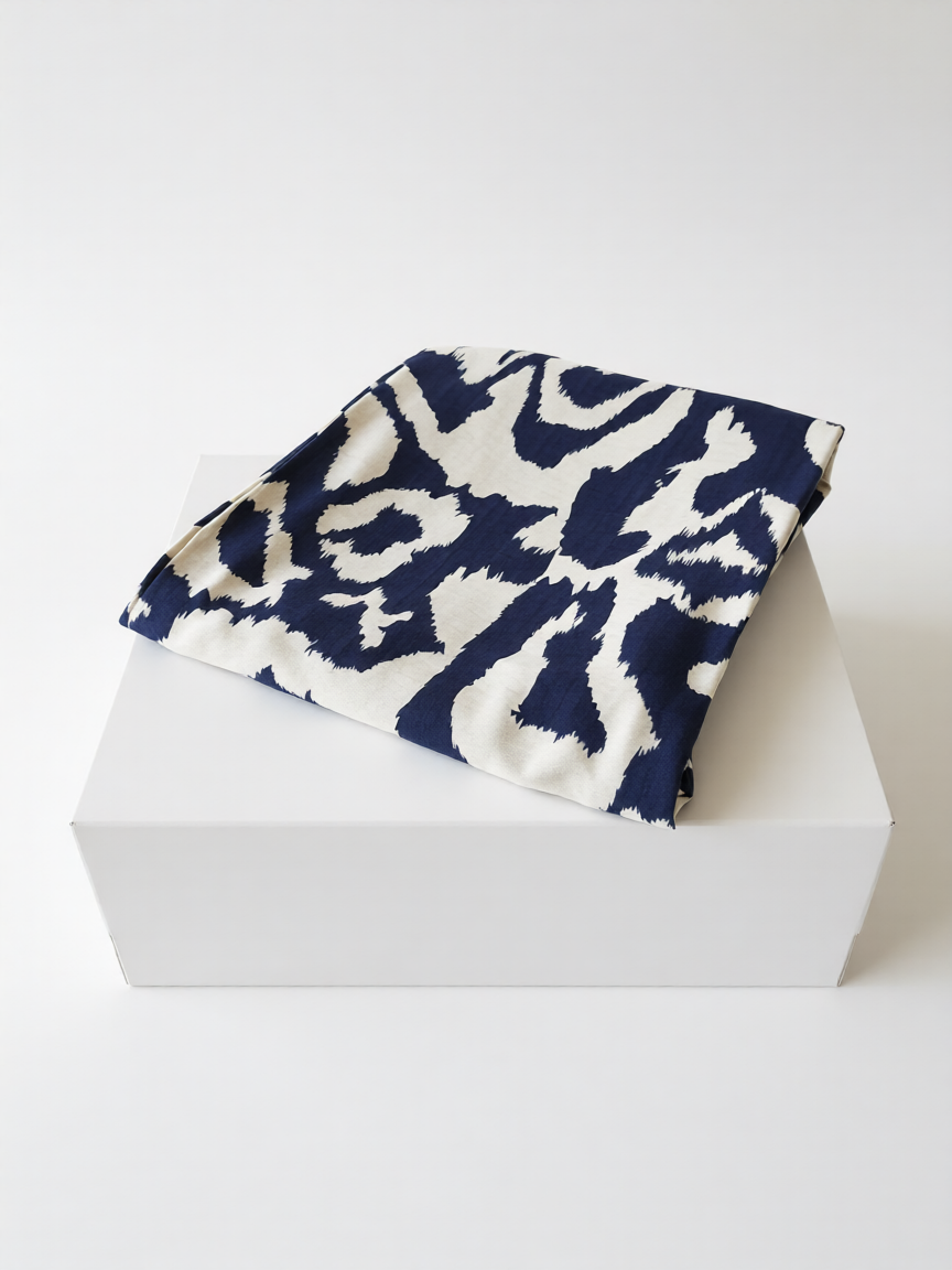 Pantalón Estampado Ikat Bicolor