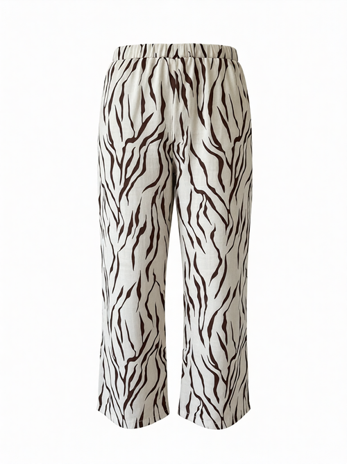 Pantalón Estampado Cebra