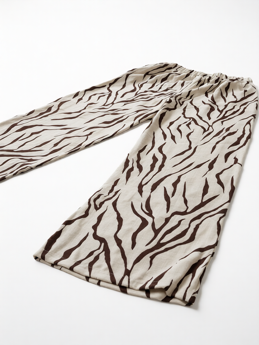 Pantalón Estampado Cebra